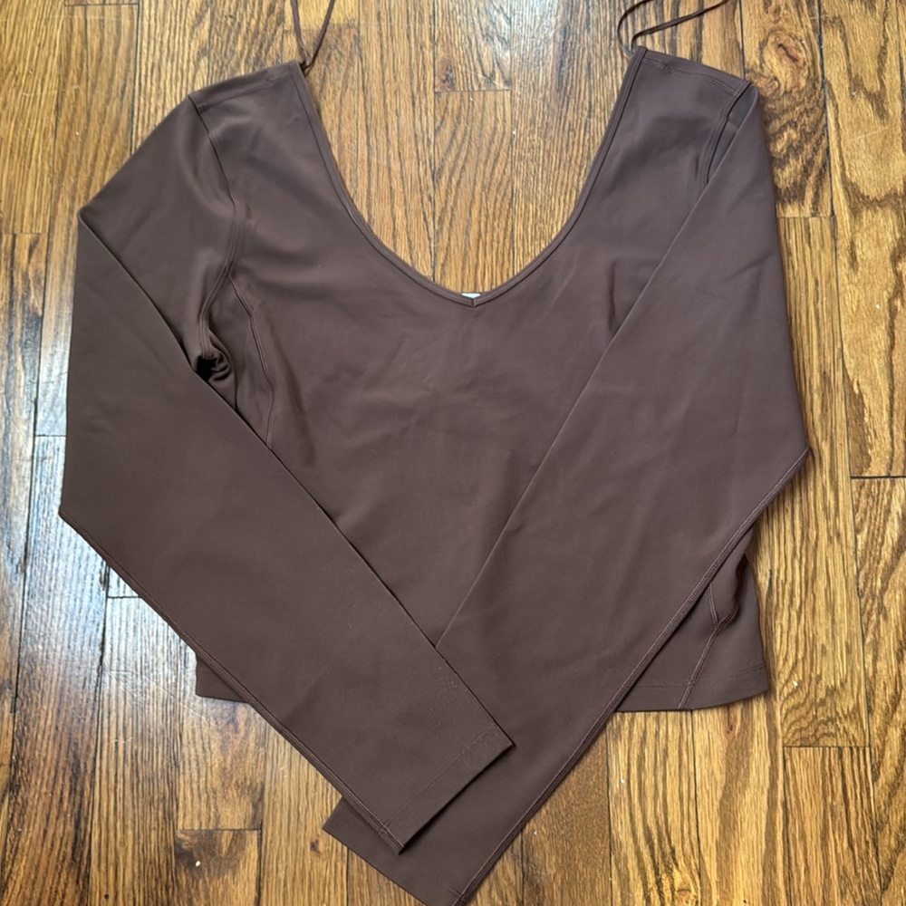 Lululemon Align Long Sleeve Java Color. NWT - Picture 4 of 6
